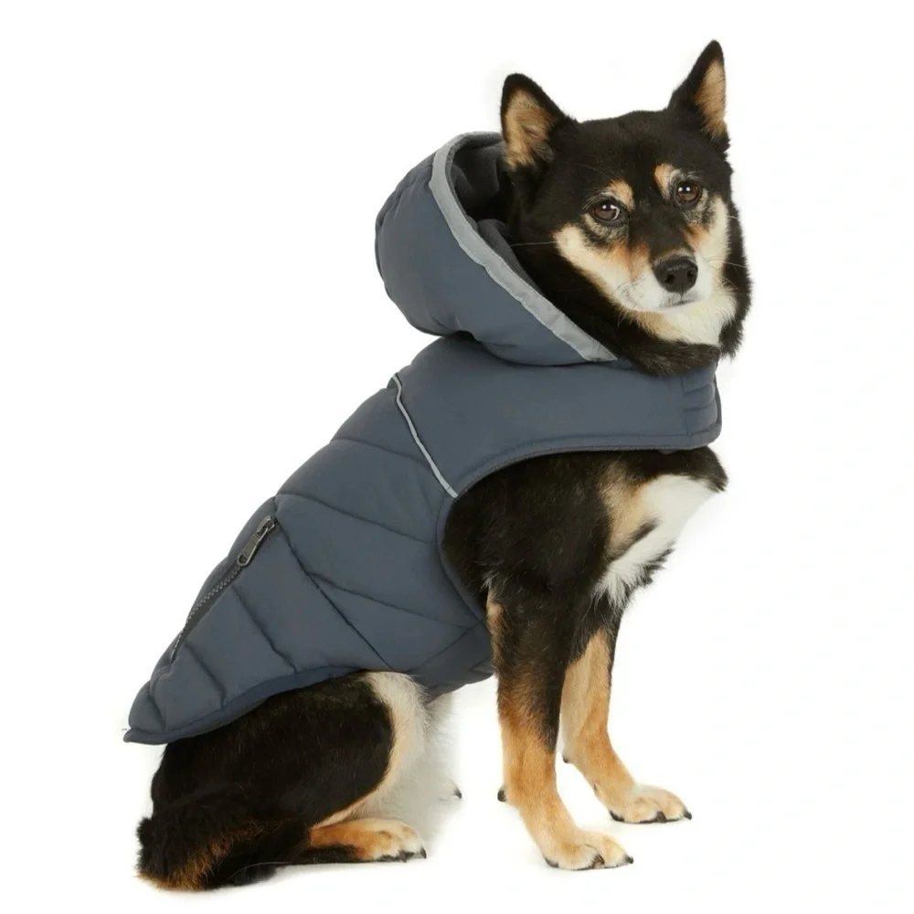 Pajar Denver Dog Vest Size Medium Graphite Gray Quilted Puffer Jacket New NWT